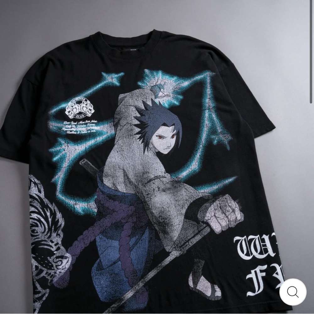 DARC SPORT X NARUTO X SASUKE ENERGY “SIDE TO SIDE” CHIDORI SHIRT